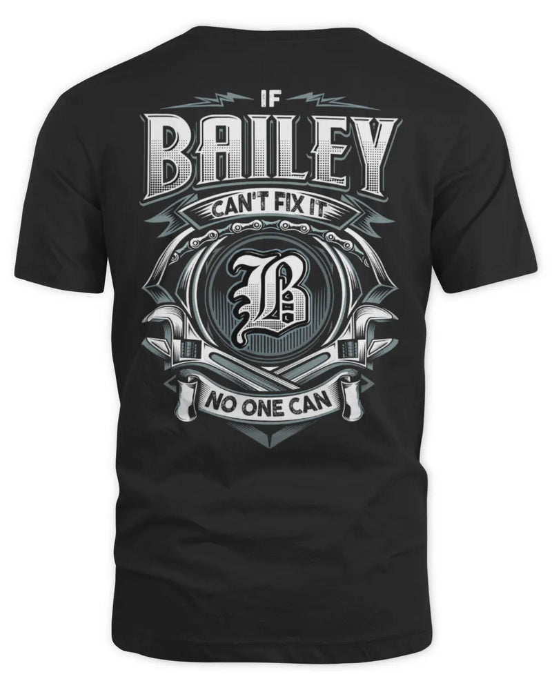 BAILEY AP81-K4-626 - Personalized Ahmed Quote Apparel “If Ahmed Can't Fix It, No One Can” - Unisex Standard T-Shirt - Black
