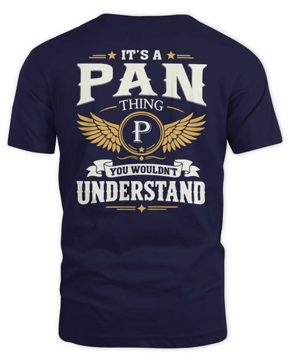 PAN KT06-M008 It’s a [NAME] Thing – You Wouldn’t Understand | Personalized Vintage T-Shirt - Unisex Standard T-Shirt - Navy