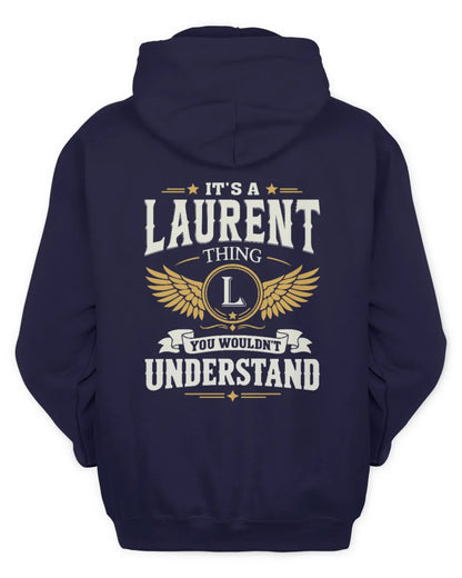 LAURENT KT06-M008 It’s a [NAME] Thing – You Wouldn’t Understand | Personalized Vintage T-Shirt - Unisex Hoodie - Navy