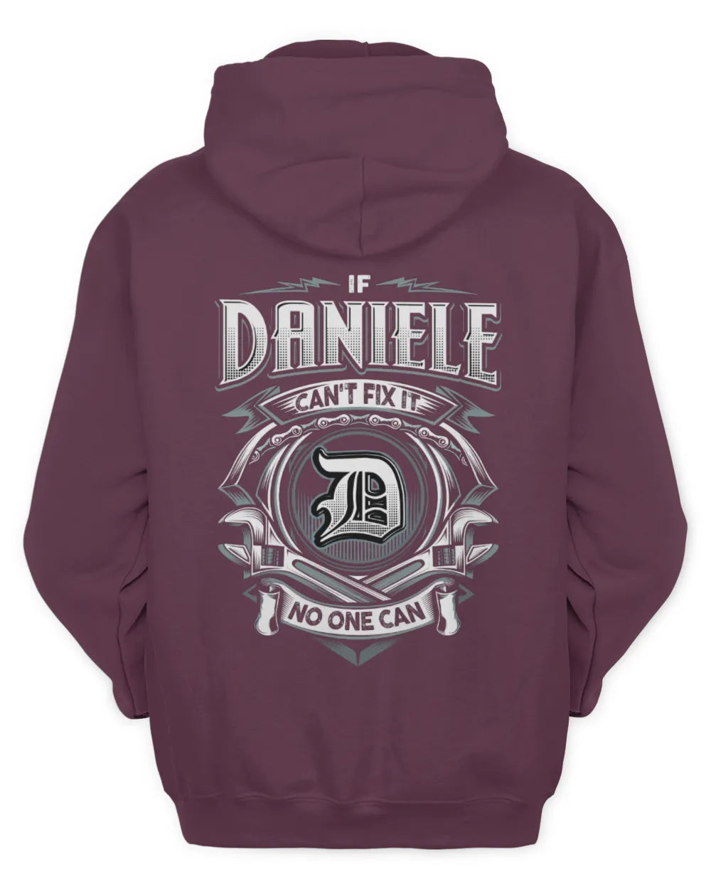 DANIELE AP81-K4-626 - Personalized Ahmed Quote Apparel “If Ahmed Can't Fix It, No One Can” - Unisex Hoodie - Maroon