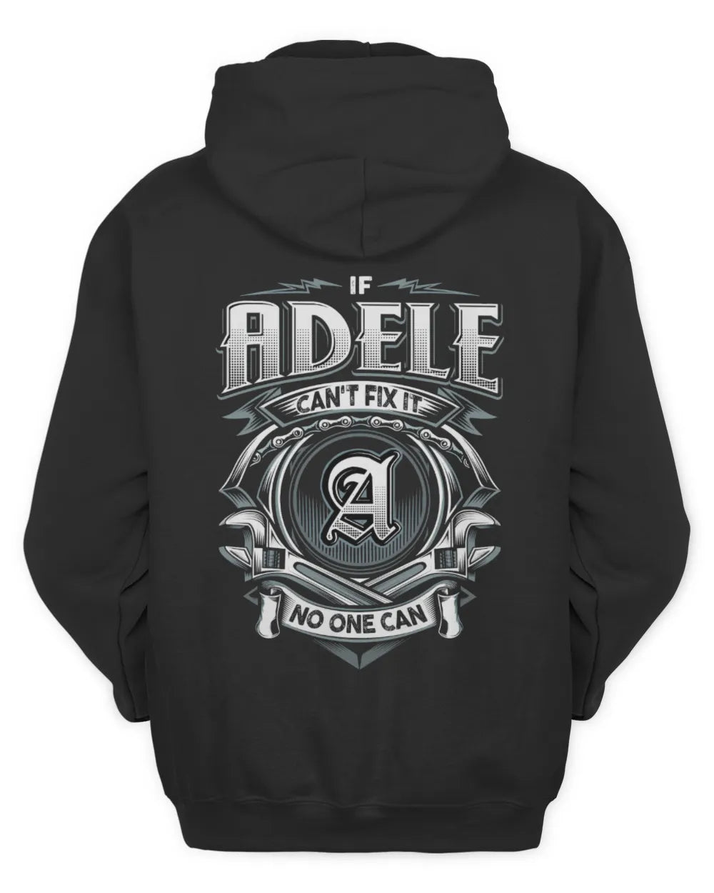 ADELE AP81-K4-626 - Personalized Ahmed Quote Apparel “If Ahmed Can't Fix It, No One Can” - Unisex Hoodie - Black