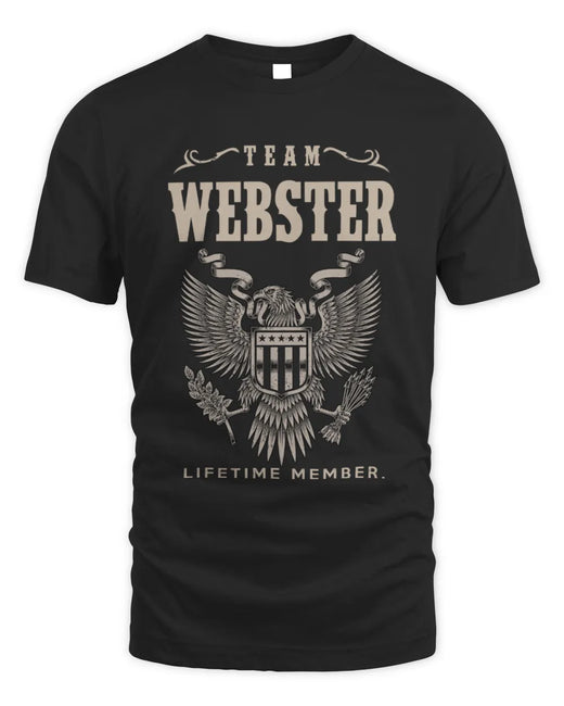 WEBSTER TP06-K82 – Personalized Classic Style Apparel “Team NAME Lifetime Member”