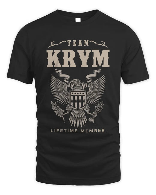 KRYM TP06-K82 – Personalized Classic Style Apparel “Team NAME Lifetime Member”