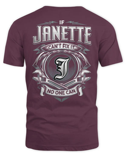 JANETTE AP81-K4-626 - Personalized Ahmed Quote Apparel “If Ahmed Can't Fix It, No One Can” - Unisex Standard T-Shirt - Maroon