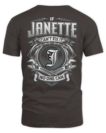 JANETTE AP81-K4-626 - Personalized Ahmed Quote Apparel “If Ahmed Can't Fix It, No One Can” - Unisex Standard T-Shirt - Dark Chocolate