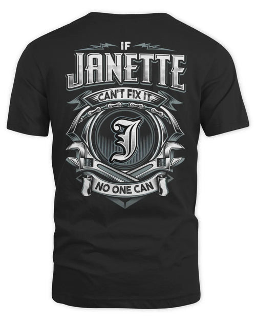 JANETTE AP81-K4-626 - Personalized Ahmed Quote Apparel “If Ahmed Can't Fix It, No One Can” - Unisex Standard T-Shirt - Black
