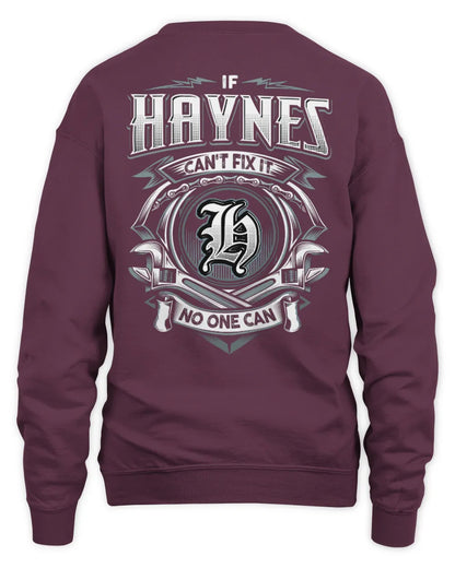 HAYNES AP81-K4-626 - Personalized Ahmed Quote Apparel “If Ahmed Can't Fix It, No One Can” - Unisex Sweatshirt - Maroon