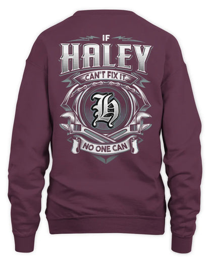 HALEY AP81-K4-626 - Personalized Ahmed Quote Apparel “If Ahmed Can't Fix It, No One Can” - Unisex Sweatshirt - Maroon