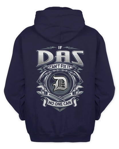 DAS AP81-K4-626 - Personalized Ahmed Quote Apparel “If Ahmed Can't Fix It, No One Can” - Unisex Hoodie - Navy