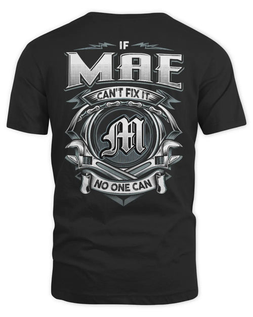 MAE AP81-K4-626 - Personalized Ahmed Quote Apparel “If Ahmed Can't Fix It, No One Can” - Unisex Standard T-Shirt - Black