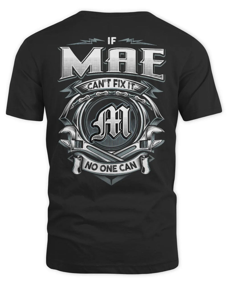 MAE AP81-K4-626 - Personalized Ahmed Quote Apparel “If Ahmed Can't Fix It, No One Can” - Unisex Standard T-Shirt - Black