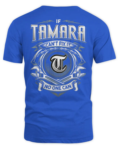 TAMARA AP81-K4-626 - Personalized Ahmed Quote Apparel “If Ahmed Can't Fix It, No One Can” - Unisex Standard T-Shirt - Royal