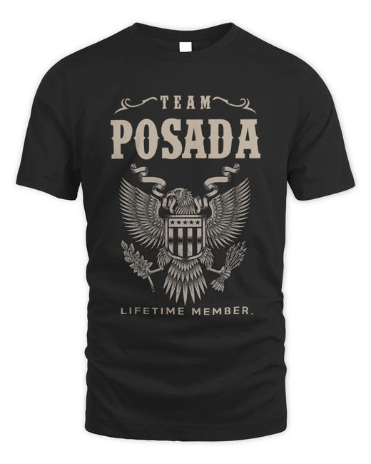 POSADA TP06-K82 – Personalized Classic Style Apparel “Team NAME Lifetime Member”