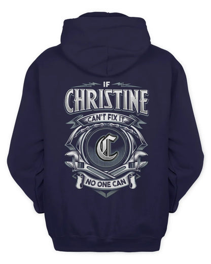 CHRISTINE AP81-K4-626 - Personalized Ahmed Quote Apparel “If Ahmed Can't Fix It, No One Can” - Unisex Hoodie - Navy