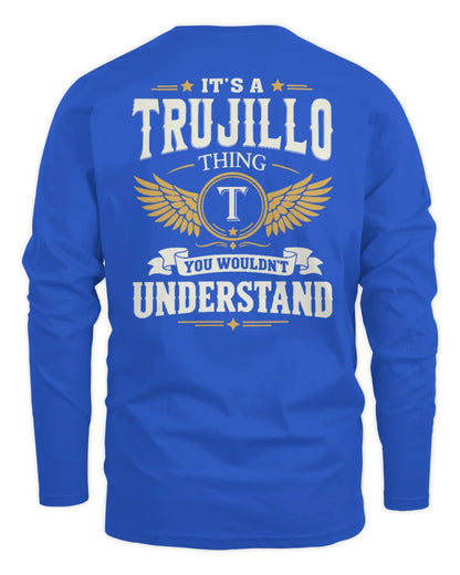 TRUJILLO KT06-M008 It’s a [NAME] Thing – You Wouldn’t Understand | Personalized Vintage T-Shirt - Men's Long Sleeved T-Shirt - Royal