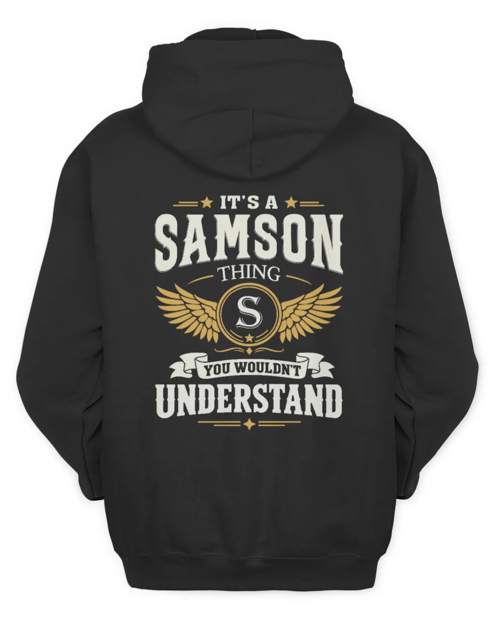 SAMSON KT06-M008 It’s a [NAME] Thing – You Wouldn’t Understand | Personalized Vintage T-Shirt - Unisex Hoodie - Black