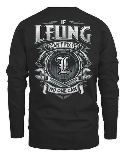 LEUNG AP81-K4-626 - Personalized Ahmed Quote Apparel “If Ahmed Can't Fix It, No One Can” - Men's Long Sleeved T-Shirt - Black