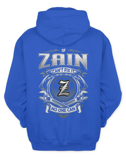 ZAIN AP81-K4-626 - Personalized Ahmed Quote Apparel “If Ahmed Can't Fix It, No One Can” - Unisex Hoodie - Royal