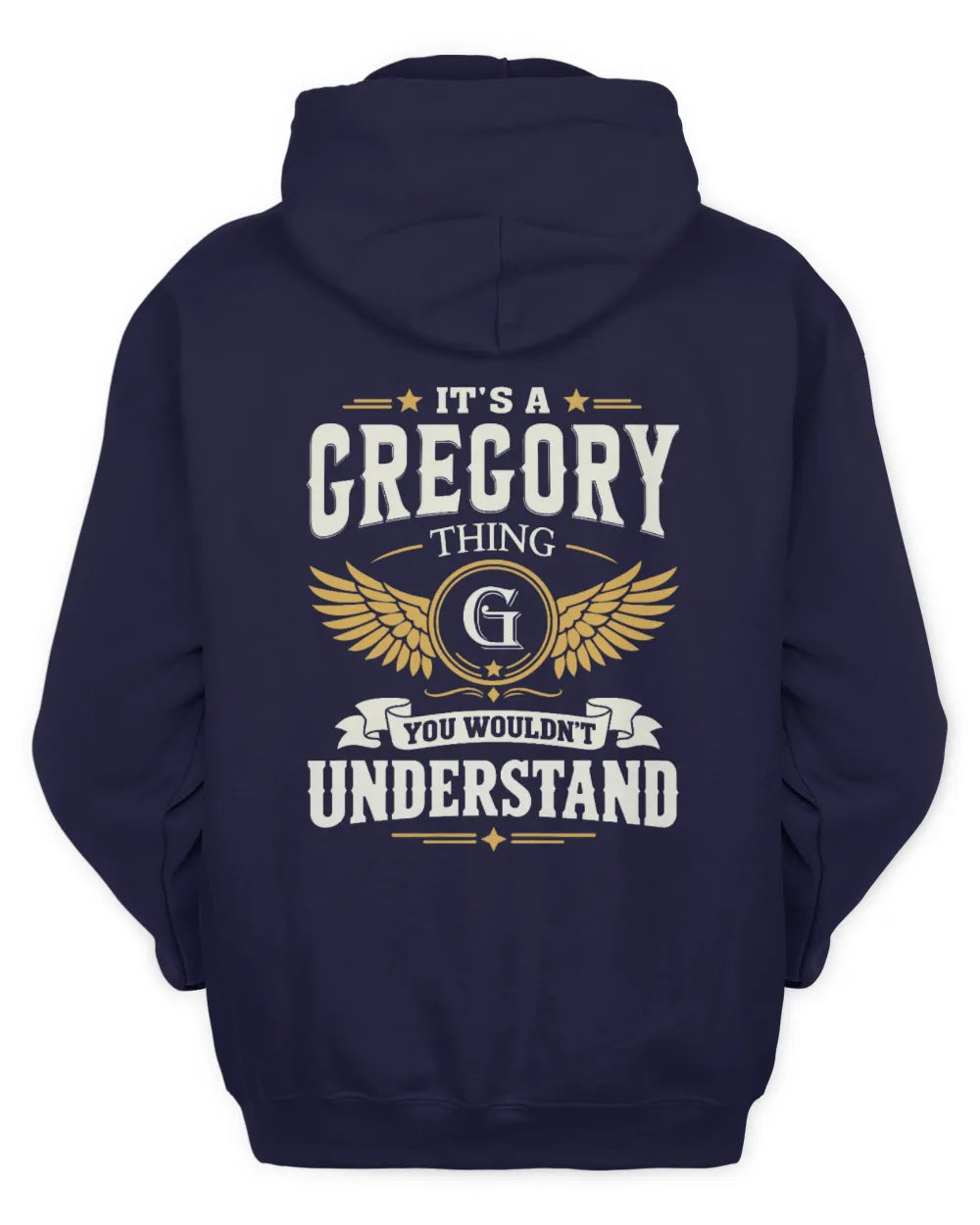 GREGORY KT06-M008 It’s a [NAME] Thing – You Wouldn’t Understand | Personalized Vintage T-Shirt - Unisex Hoodie - Navy