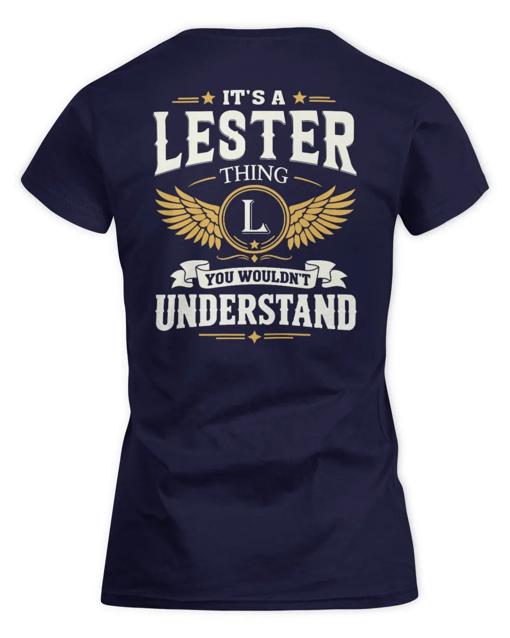LESTER KT06-M008 It’s a [NAME] Thing – You Wouldn’t Understand | Personalized Vintage T-Shirt - Women's Standard T-Shirt - Navy