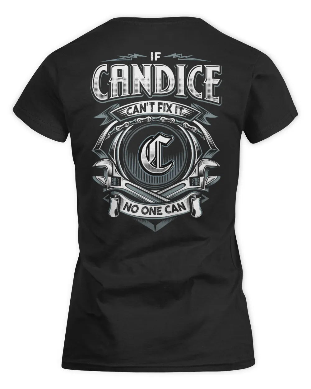 CANDICE AP81-K4-626 - Personalized Ahmed Quote Apparel “If Ahmed Can't Fix It, No One Can” - Women's Standard T-Shirt - Black