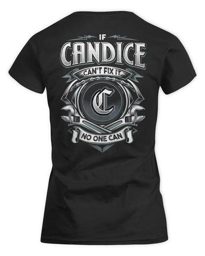 CANDICE AP81-K4-626 - Personalized Ahmed Quote Apparel “If Ahmed Can't Fix It, No One Can” - Women's Standard T-Shirt - Black