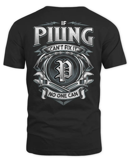 PIUNG AP81-K4-626 - Personalized Ahmed Quote Apparel “If Ahmed Can't Fix It, No One Can” - Unisex Standard T-Shirt - Black