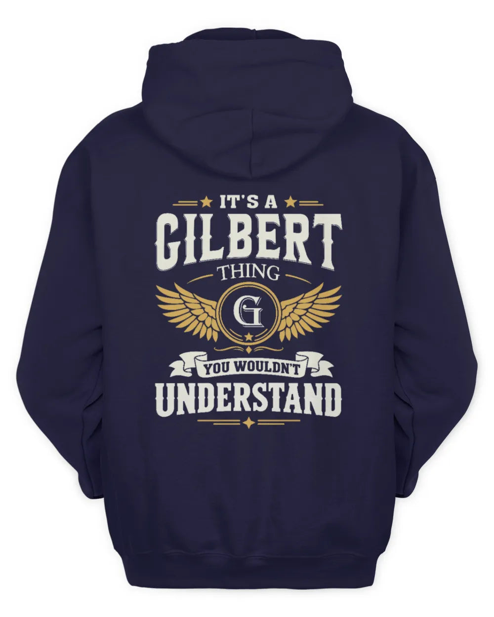 GILBERT KT06-M008 It’s a [NAME] Thing – You Wouldn’t Understand | Personalized Vintage T-Shirt - Unisex Hoodie - Navy