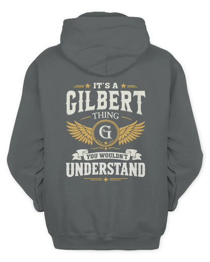GILBERT KT06-M008 It’s a [NAME] Thing – You Wouldn’t Understand | Personalized Vintage T-Shirt - Unisex Hoodie - Charcoal
