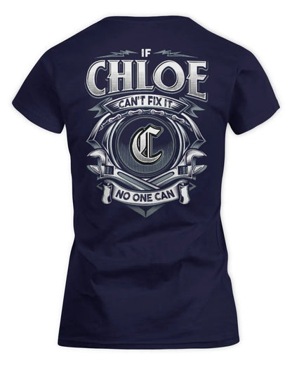 CHLOE AP81-K4-626 - Personalized Ahmed Quote Apparel “If Ahmed Can't Fix It, No One Can” - Women's Standard T-Shirt - Navy