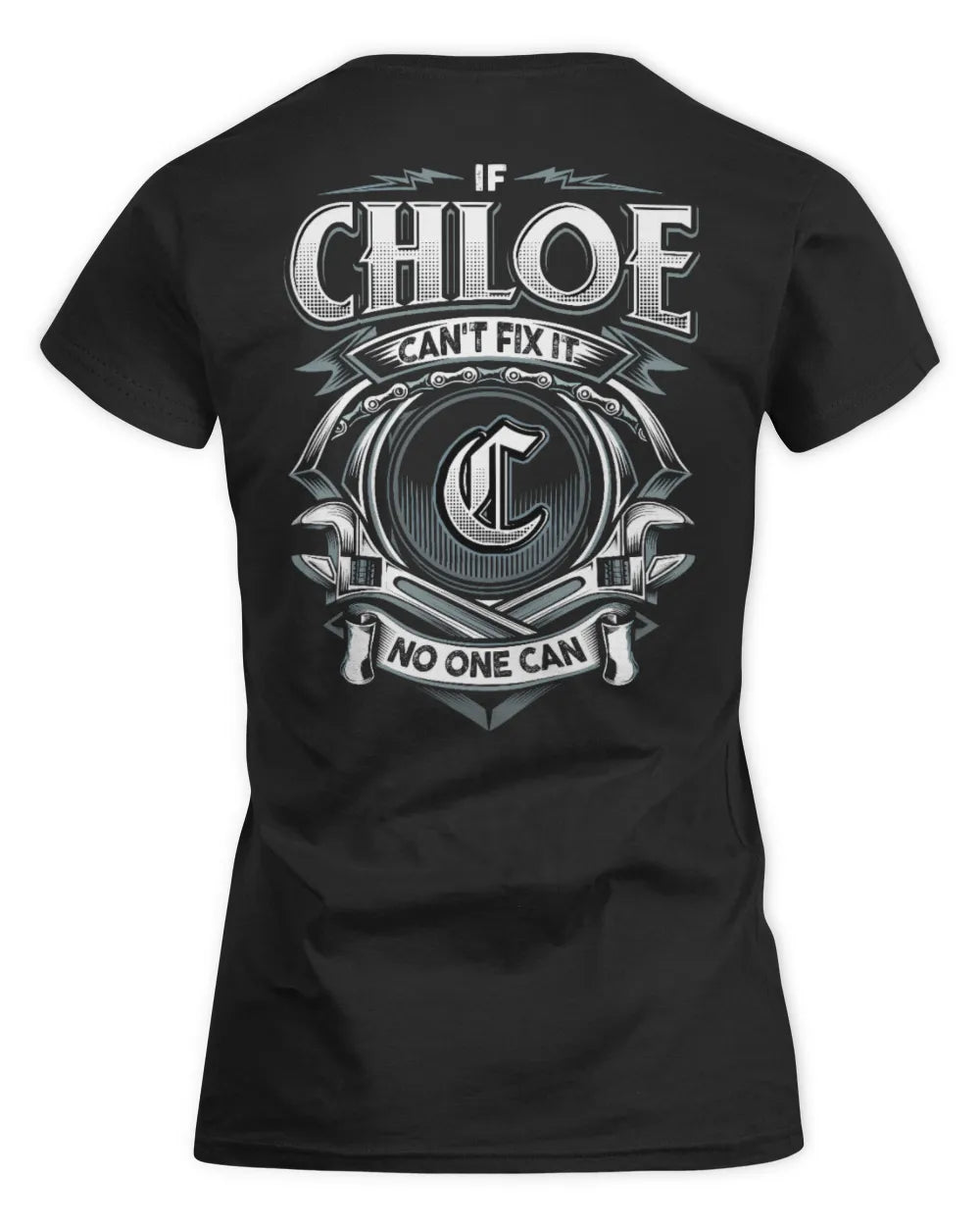 CHLOE AP81-K4-626 - Personalized Ahmed Quote Apparel “If Ahmed Can't Fix It, No One Can” - Women's Standard T-Shirt - Black
