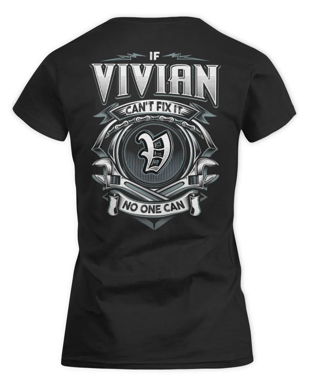 VIVIAN AP81-K4-626 - Personalized Ahmed Quote Apparel “If Ahmed Can't Fix It, No One Can” - Women's Standard T-Shirt - Black