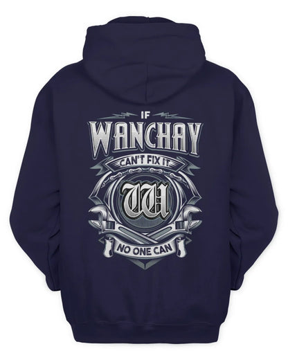 WANCHAY AP81-K4-626 - Personalized Ahmed Quote Apparel “If Ahmed Can't Fix It, No One Can” - Unisex Hoodie - Navy