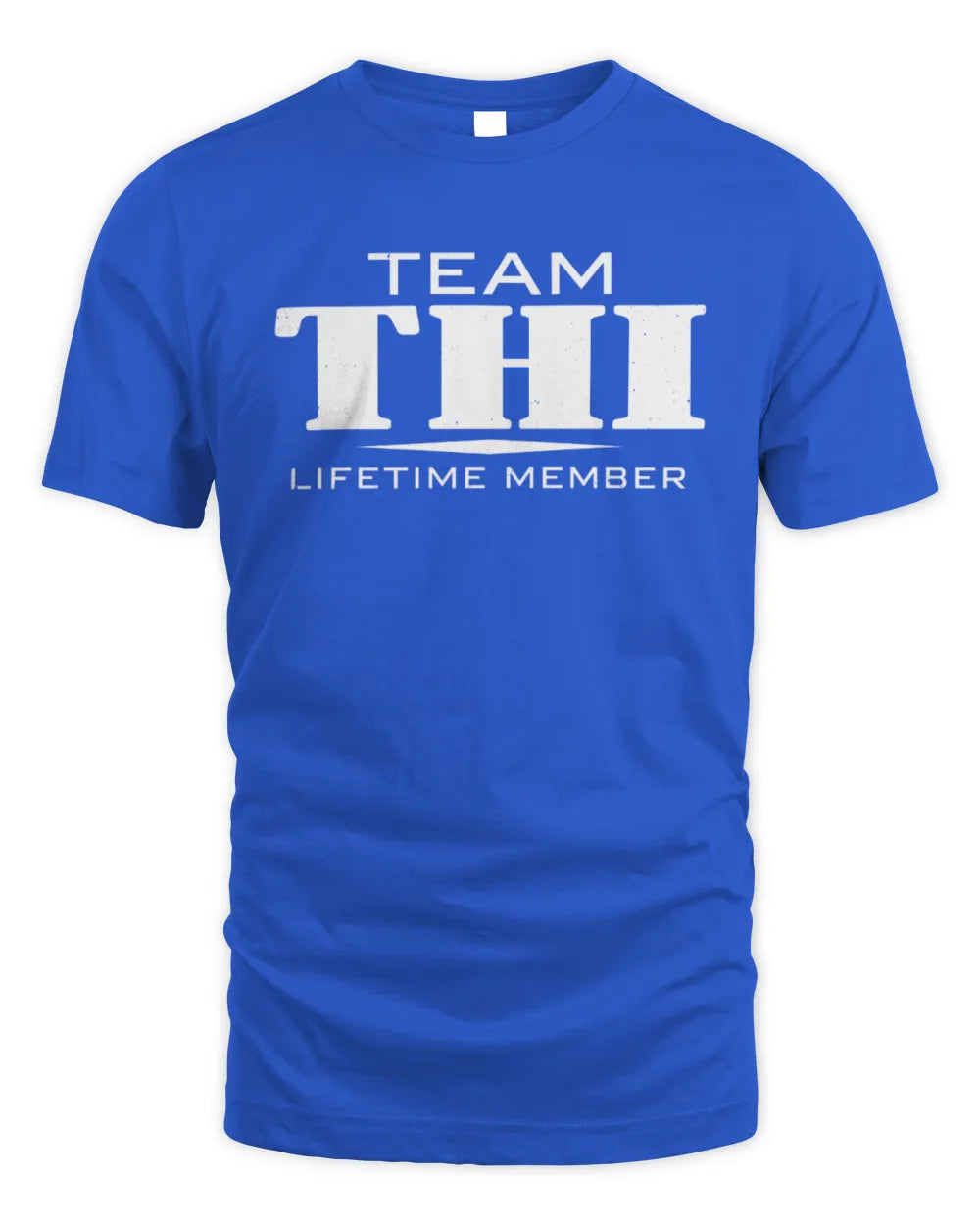 THI BL62-K4-128 - Personalized “Team NAME Lifetime Member” - Unisex Standard T-Shirt - Royal