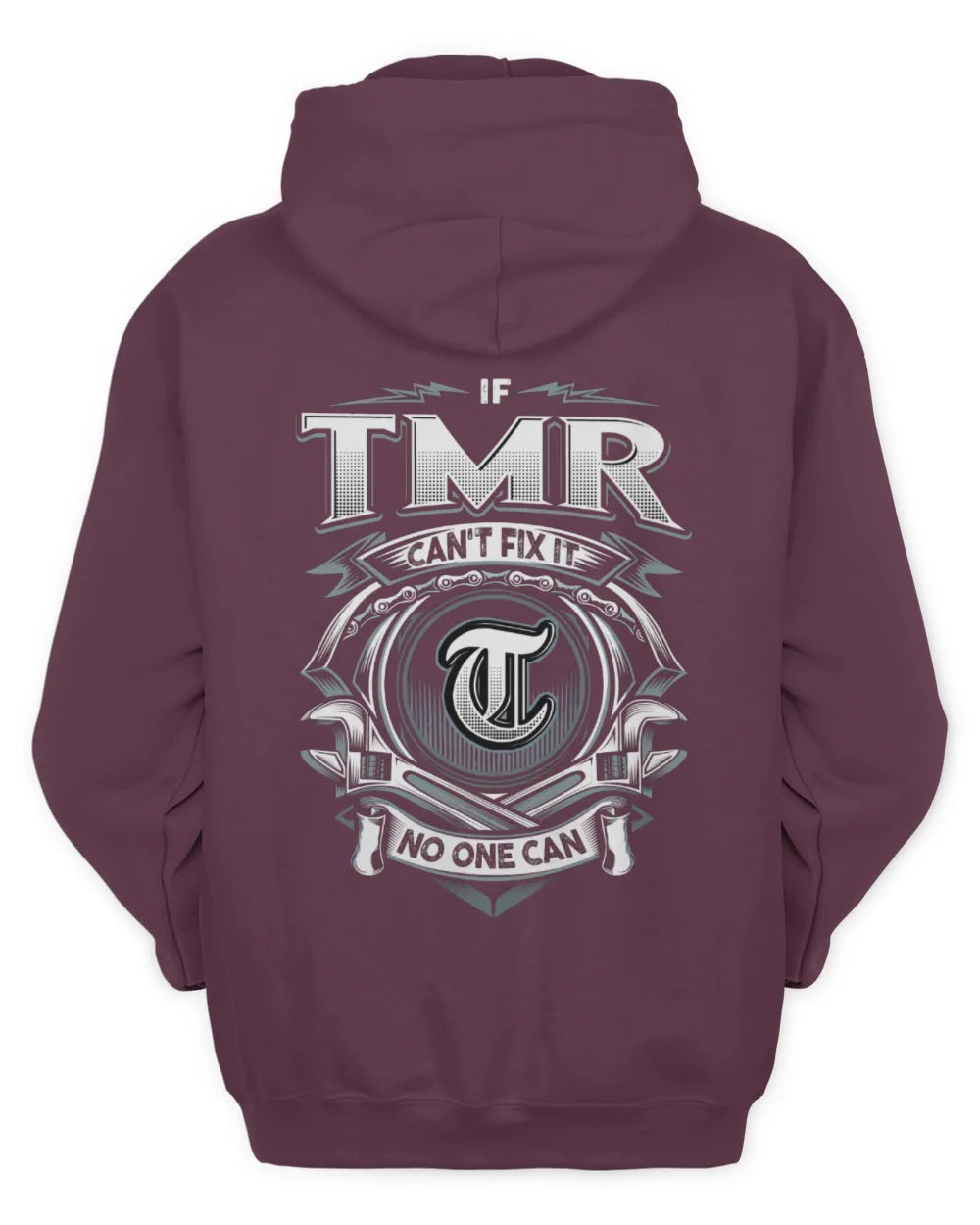 TMR AP81-K4-626 - Personalized Ahmed Quote Apparel “If Ahmed Can't Fix It, No One Can” - Unisex Hoodie - Maroon
