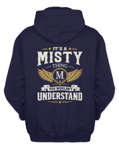 MISTY KT06-M008 It’s a [NAME] Thing – You Wouldn’t Understand | Personalized Vintage T-Shirt - Unisex Hoodie - Navy