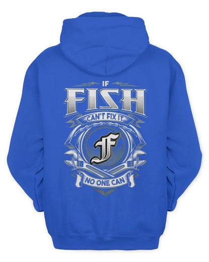 FISH AP81-K4-626 - Personalized Ahmed Quote Apparel “If Ahmed Can't Fix It, No One Can” - Unisex Hoodie - Royal