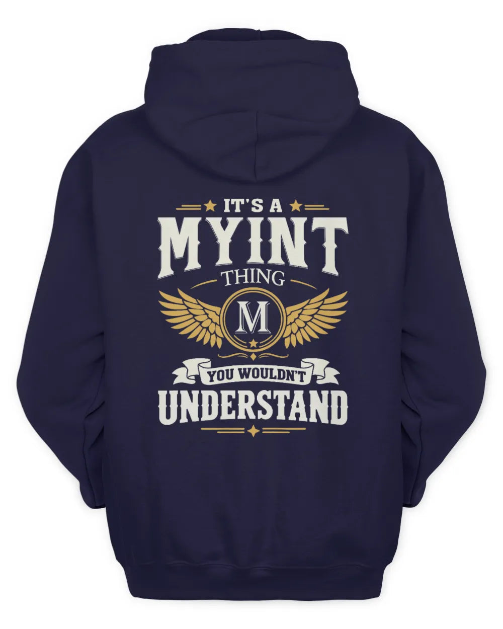 MYINT KT06-M008 It’s a [NAME] Thing – You Wouldn’t Understand | Personalized Vintage T-Shirt - Unisex Hoodie - Navy