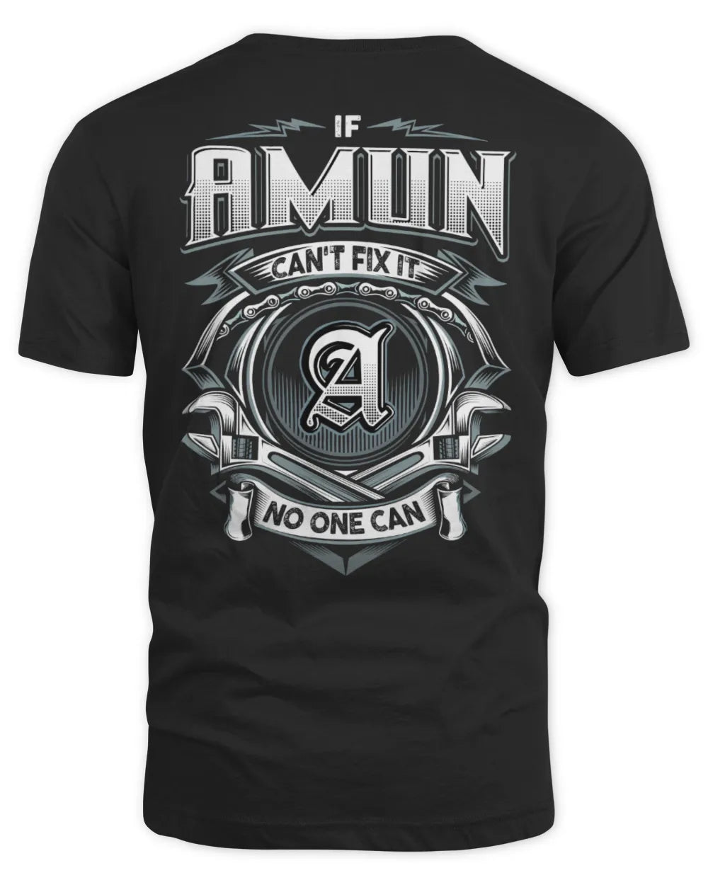 AMUN AP81-K4-626 - Personalized Ahmed Quote Apparel “If Ahmed Can't Fix It, No One Can”
