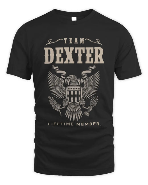 DEXTER TP06-K82 – Personalized Classic Style Apparel “Team NAME Lifetime Member”