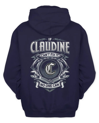 CLAUDINE AP81-K4-626 - Personalized Ahmed Quote Apparel “If Ahmed Can't Fix It, No One Can” - Unisex Hoodie - Navy