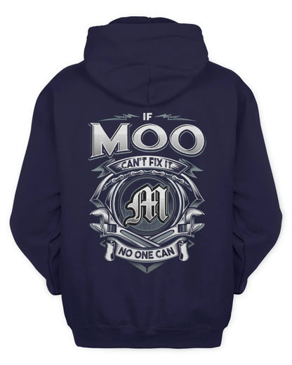 MOO AP81-K4-626 - Personalized Ahmed Quote Apparel “If Ahmed Can't Fix It, No One Can” - Unisex Hoodie - Navy