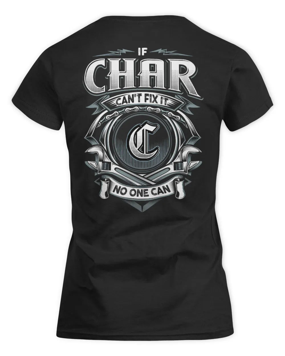 CHAR AP81-K4-626 - Personalized Ahmed Quote Apparel “If Ahmed Can't Fix It, No One Can” - Women's Standard T-Shirt - Black