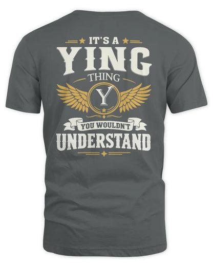YING KT06-M008 It’s a [NAME] Thing – You Wouldn’t Understand | Personalized Vintage T-Shirt - Unisex Standard T-Shirt - Charcoal
