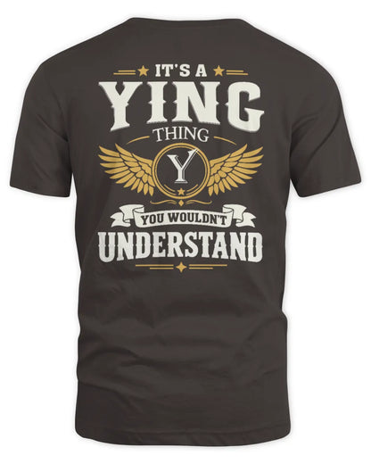 YING KT06-M008 It’s a [NAME] Thing – You Wouldn’t Understand | Personalized Vintage T-Shirt - Unisex Standard T-Shirt - Dark Chocolate