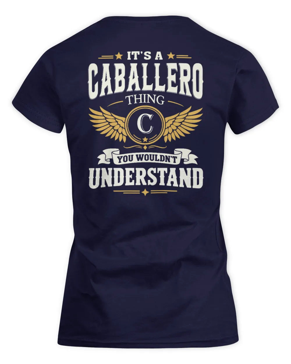 CABALLERO KT06-M008 It’s a [NAME] Thing – You Wouldn’t Understand | Personalized Vintage T-Shirt - Women's Standard T-Shirt - Navy
