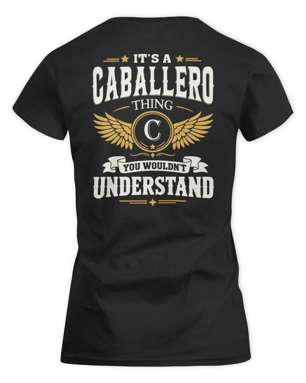 CABALLERO KT06-M008 It’s a [NAME] Thing – You Wouldn’t Understand | Personalized Vintage T-Shirt - Women's Standard T-Shirt - Black