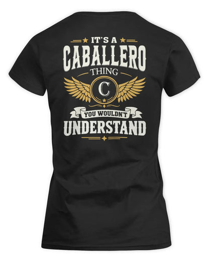 CABALLERO KT06-M008 It’s a [NAME] Thing – You Wouldn’t Understand | Personalized Vintage T-Shirt - Women's Standard T-Shirt - Black