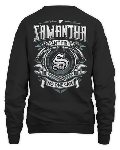 SAMANTHA AP81-K4-626 - Personalized Ahmed Quote Apparel “If Ahmed Can't Fix It, No One Can” - Unisex Sweatshirt - Black