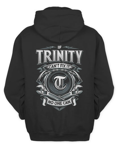 TRINITY AP81-K4-626 - Personalized Ahmed Quote Apparel “If Ahmed Can't Fix It, No One Can” - Unisex Hoodie - Black